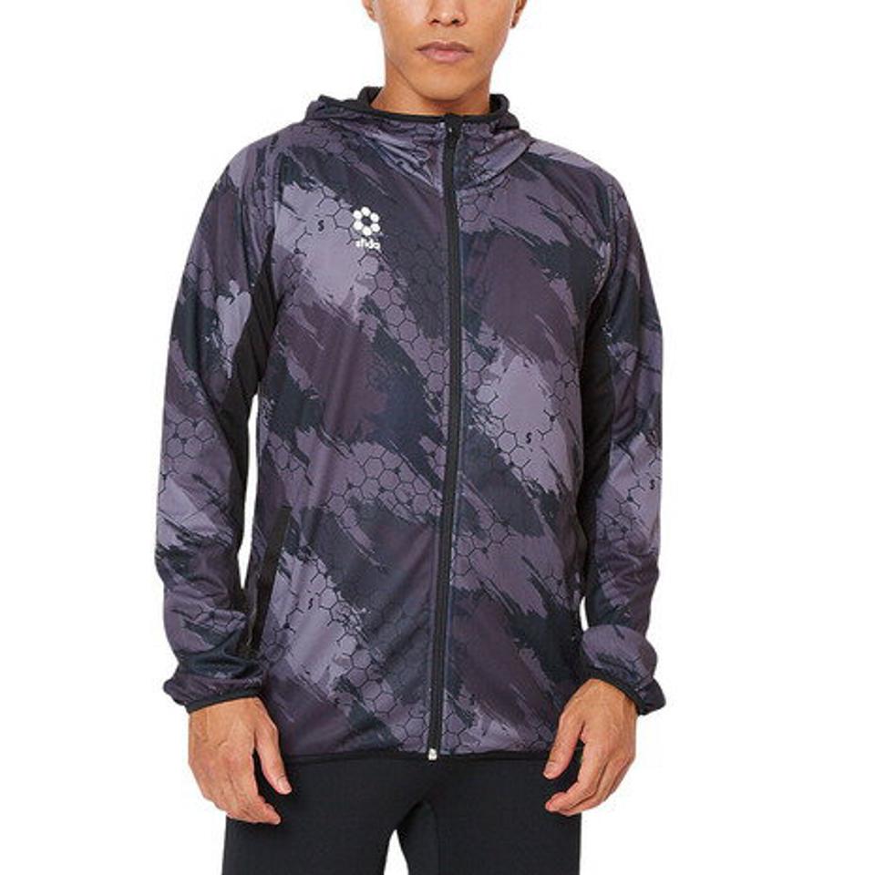 スフィーダ(SFIDA) サッカー ウェア メンズ Cheater ニットフルジップパーカー SA-21804 BLK (メンズ)