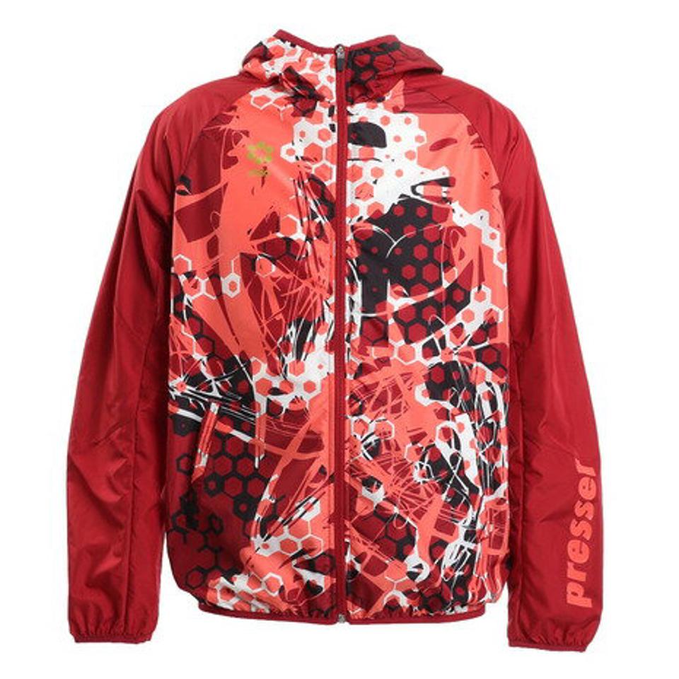 スフィーダ（SFIDA）（メンズ）サッカー ウェア メンズ Presserウーブンフルジップパーカー SA-21801 BGD