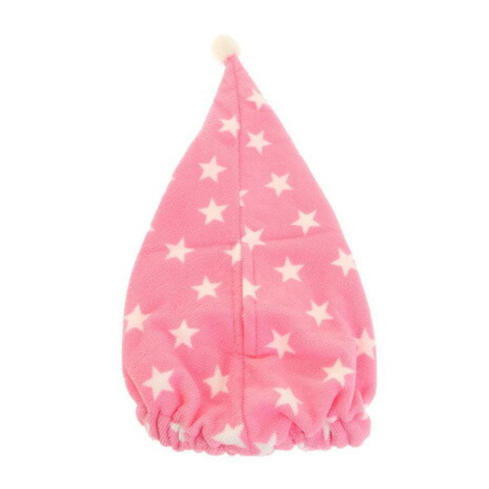 【10％OFFクーポン！3/30まで】丸眞（marushin）（キッズ）キャップタオル スタードットピンク 135025400