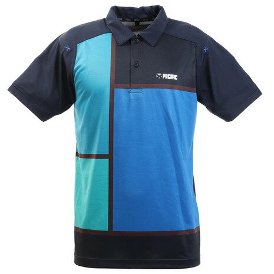 【5/15限定 エントリー＆3点以上ご購入でP最大10倍】【ポイント15倍】パシフィック（PACIFIC） テニス ドライプラス RAPTOR AIR ポロシャツ P PT20SM403 NVY （メンズ）