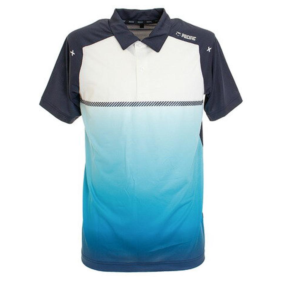 【5/15限定 エントリー＆3点以上ご購入でP最大10倍】【ポイント15倍】パシフィック（PACIFIC） テニス ドライプラス RA 半袖ポロシャツ G PT20SM401 WHTNVY （メンズ）