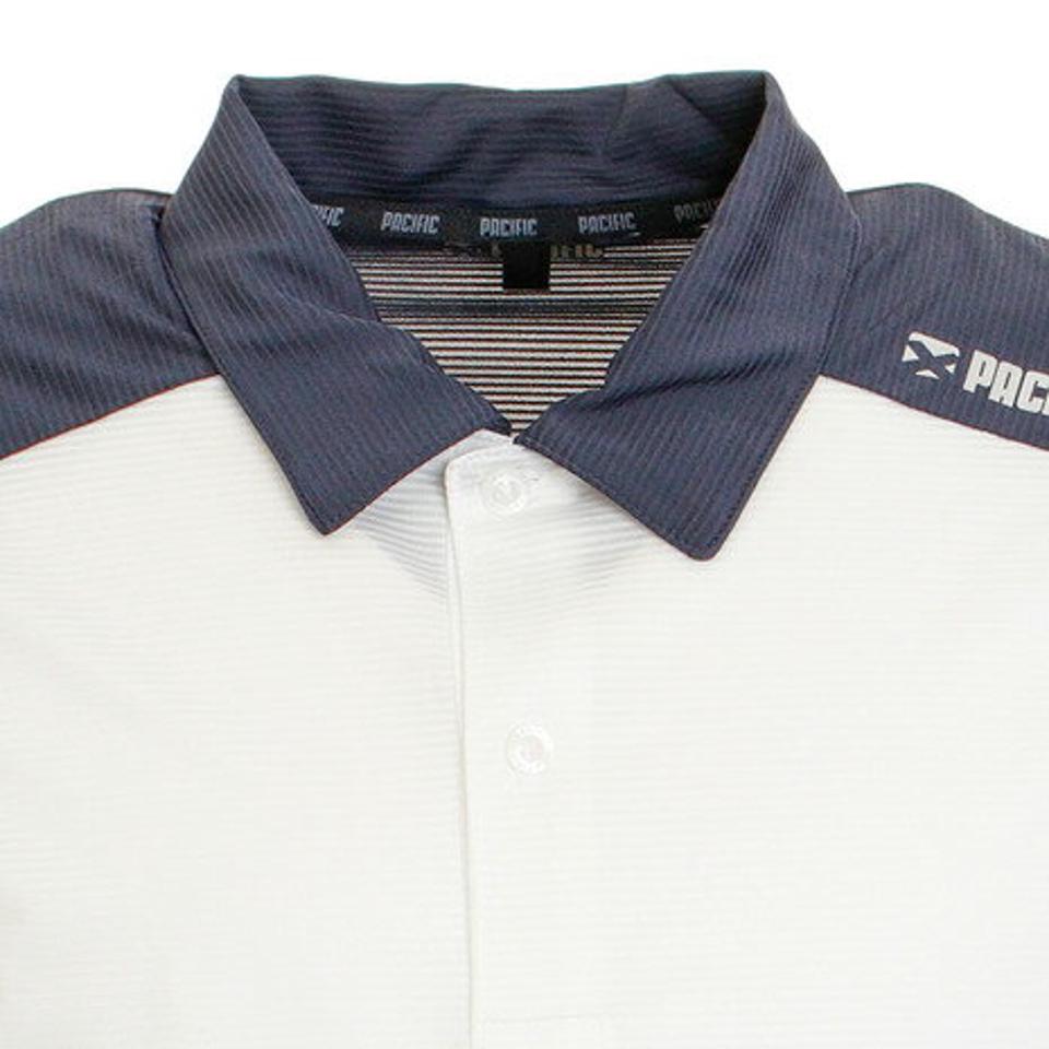 【5/15限定 エントリー＆3点以上ご購入でP最大10倍】【ポイント15倍】パシフィック（PACIFIC） テニス ドライプラス RA 半袖ポロシャツ G PT20SM401 WHTNVY （メンズ）
