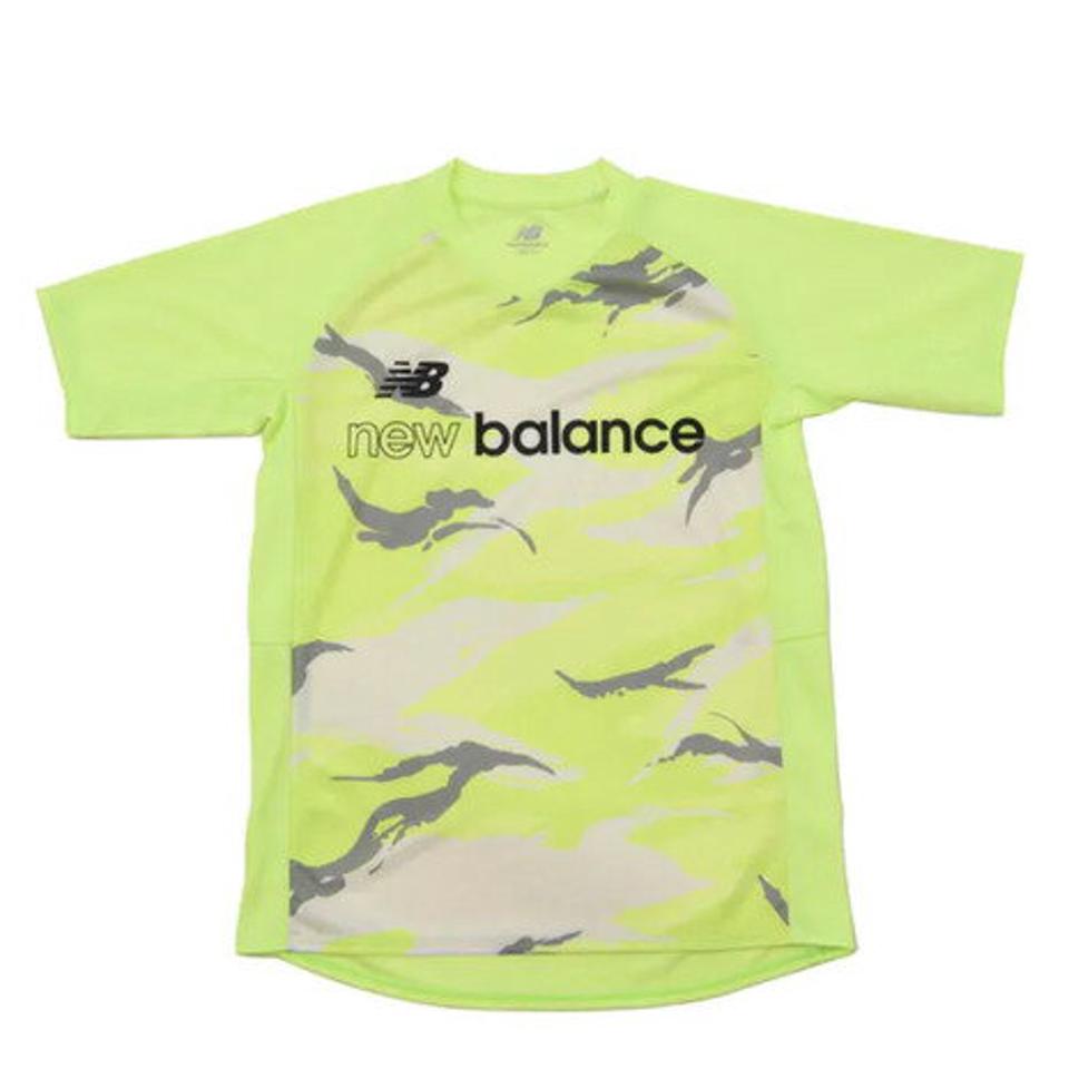 【20%OFFクーポン有 3/31迄】ニューバランス（new balance） サッカー ウェア 半袖 ジュニア ゲームシャツ プラクティスシャツ JJTF1416BIO フットサルウェア （キッズ）