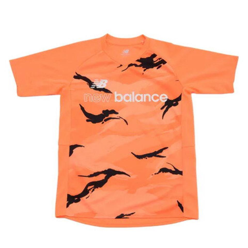 【20%OFFクーポン有 3/31迄】ニューバランス（new balance） サッカー ウェア 半袖 ジュニア ゲームシャツ プラクティスシャツ JJTF1416CPN フットサルウェア （キッズ）