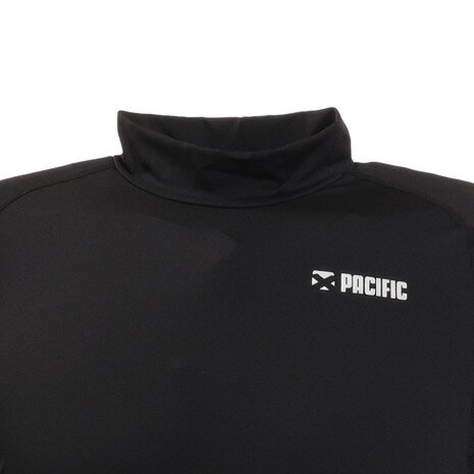 【5/15限定 エントリー＆3点以上ご購入でP最大10倍】【ポイント15倍】パシフィック（PACIFIC） テニス ドライプラス SH メッシュコンプレッション シャツ PT20SM091BLK （メンズ）