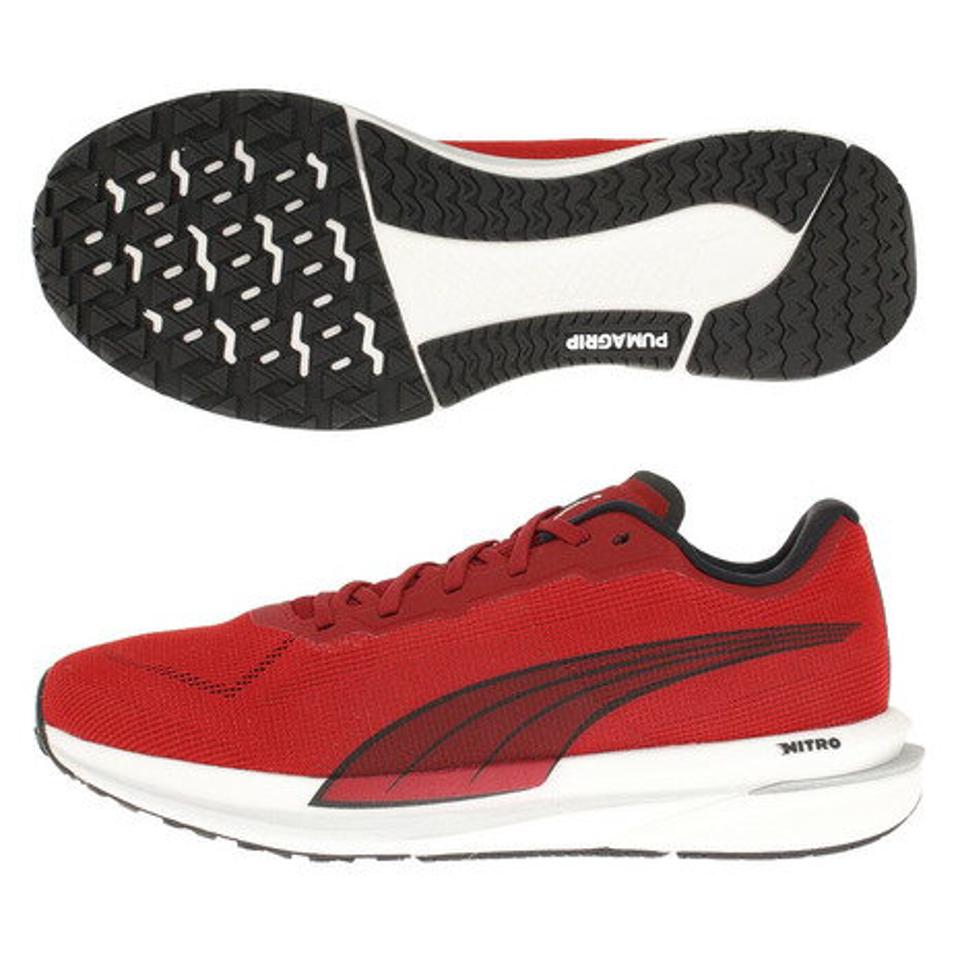プーマ(PUMA)(メンズ)ランニングシューズ メンズ 赤 ベロシティ ニトロ レッド 19459609 スニーカー