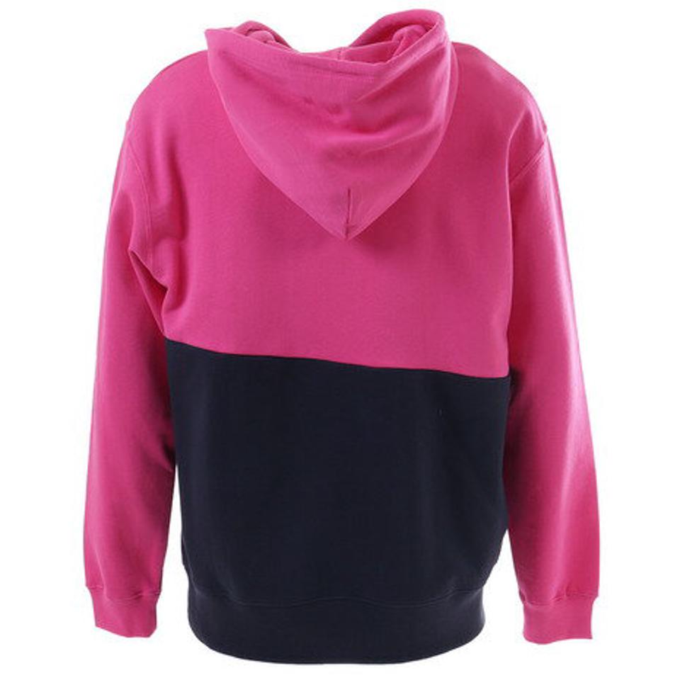 サテライト（Satellite）（メンズ、レディース）バドミントン ウェア 2トーン フーディトパーカー ST2HP PINK/NAVY