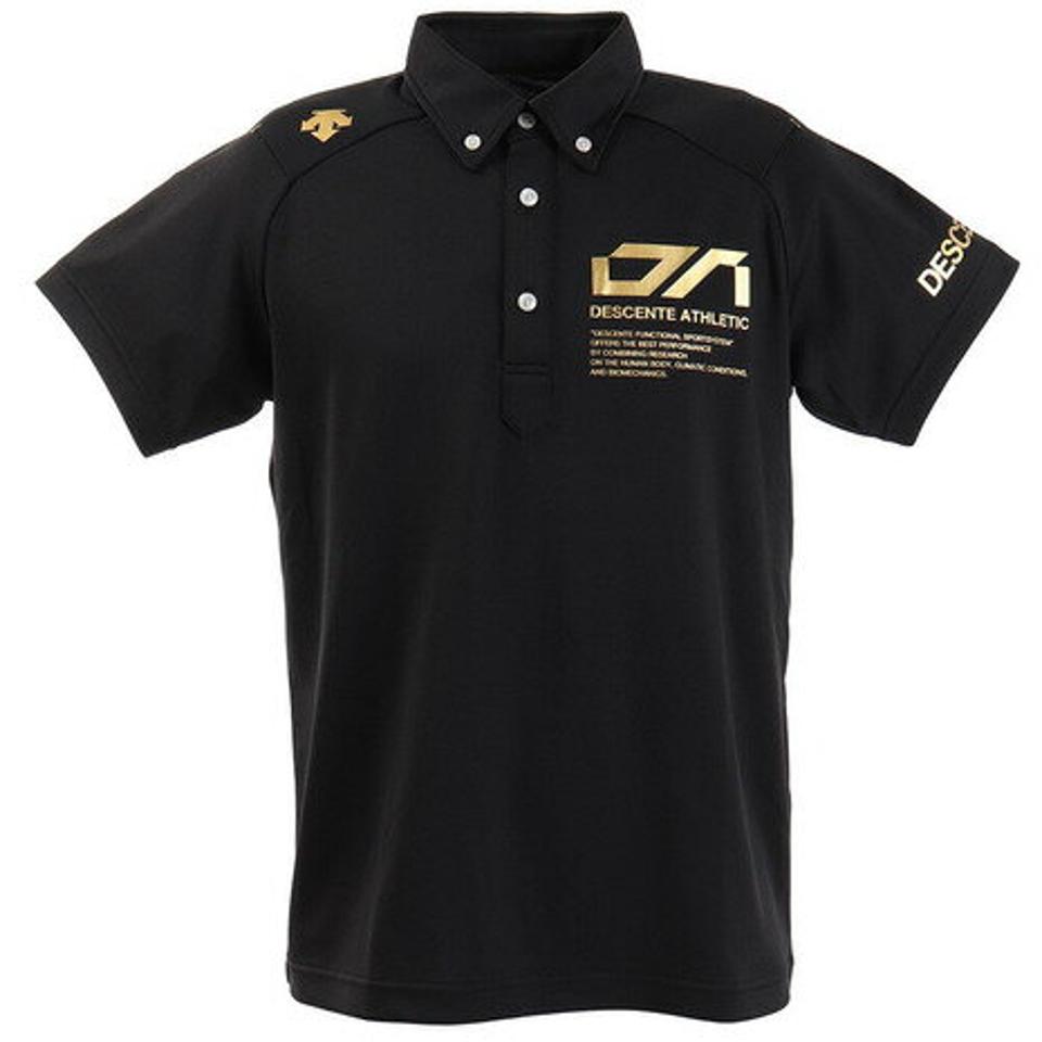 デサント(DESCENTE)(メンズ)ドライプラス ポロシャツ DX-C0039XB BK