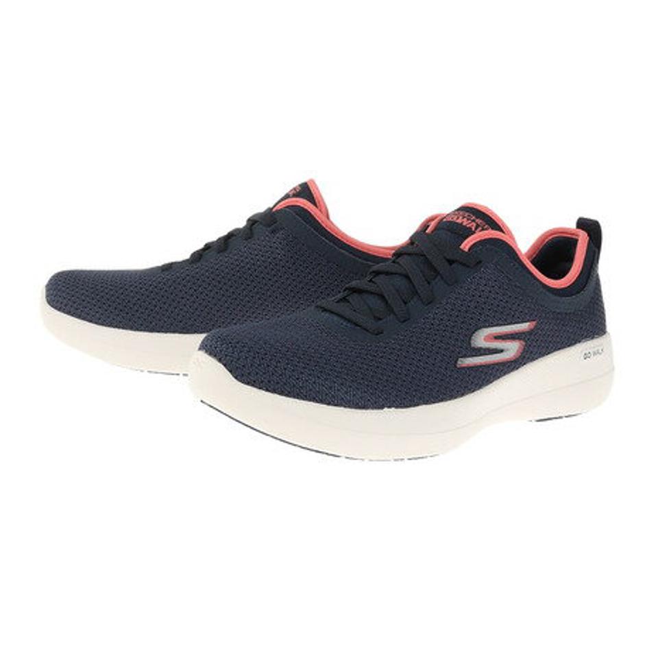 スケッチャーズ(SKECHERS) ゴーウォークジョイデラックス ブラック ネイビー 124603 レディース シューズ スニーカー(レディース)