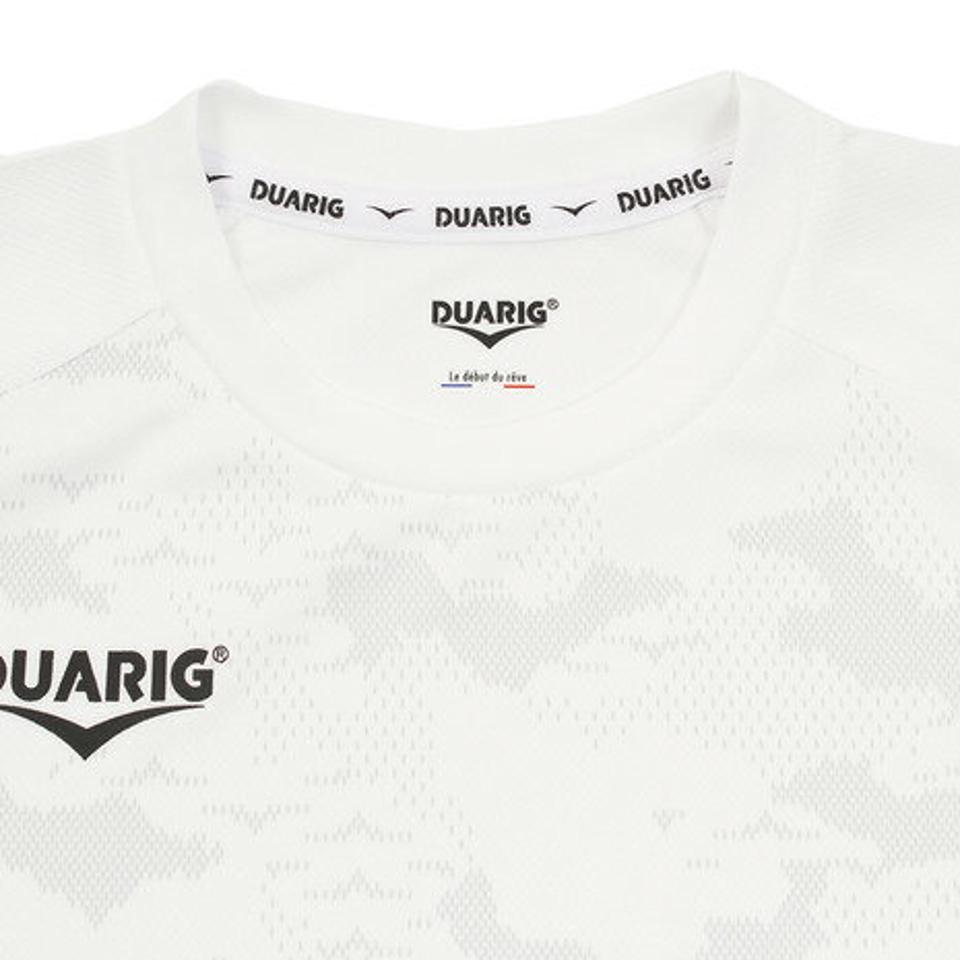 デュアリグ(DUARIG) サッカー ウェア 半袖 ジュニア ドライプラス (吸汗速乾) カモ昇華 プラクティスシャツ 742D9HD7220 WHT (キッズ)