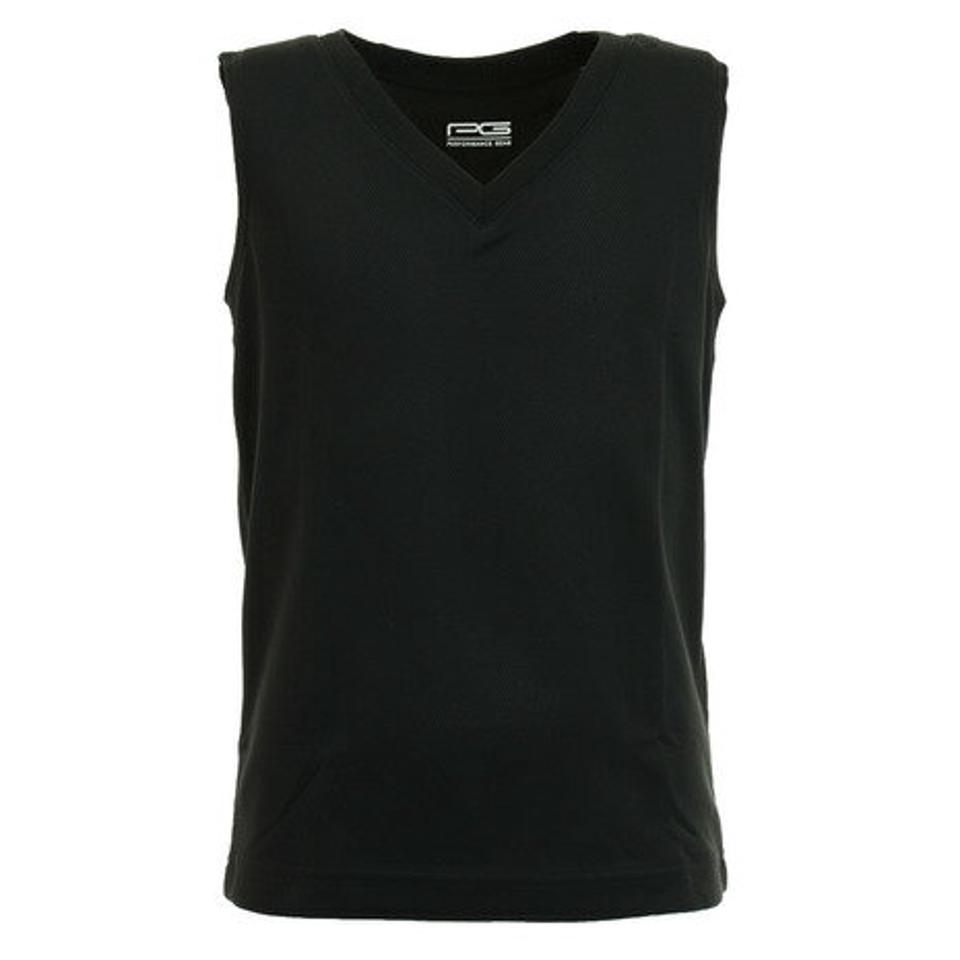 パフォーマンスギア(PG)(キッズ)ジュニア ドライプラス Vネックインナー 751PG9ES6728 BLK