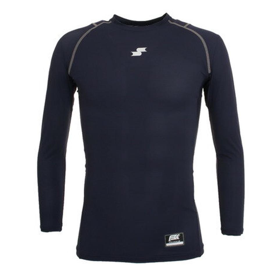 エスエスケイ(SSK) 野球 アンダーシャツ 接触冷感 ローネック 長袖 フィット インナー シャツ SCBE021LL-70 (メンズ)