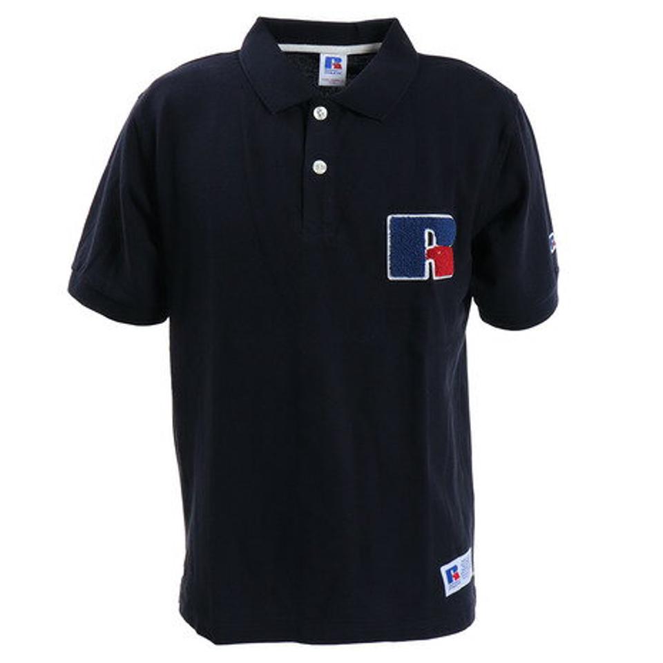 ラッセル(RUSSELL) ロゴ ポロシャツ RBM20S0015 NVY (メンズ)