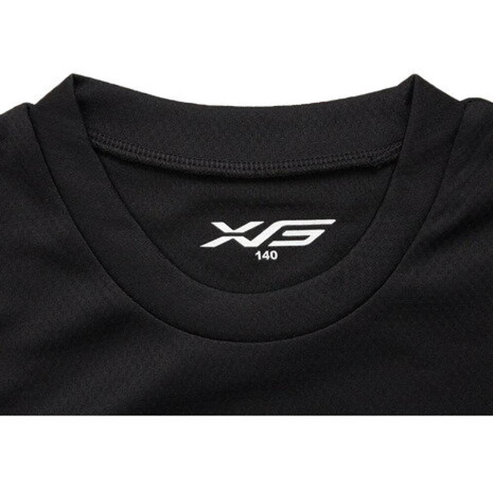 【ポイント15倍】エックスティーエス(XTS) 野球 アンダーシャツ ジュニア シャインブロック 長袖 インナー シャツ 724G6CD3920 黒 (キッズ)