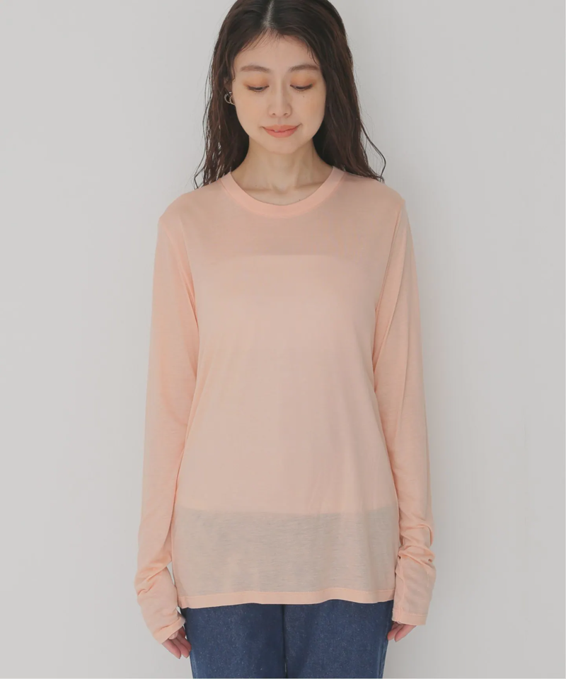 【BASERANGE/ベースレンジ】 LONG SLEEVE TEE：カットソー（JOURNAL STANDARD relume）