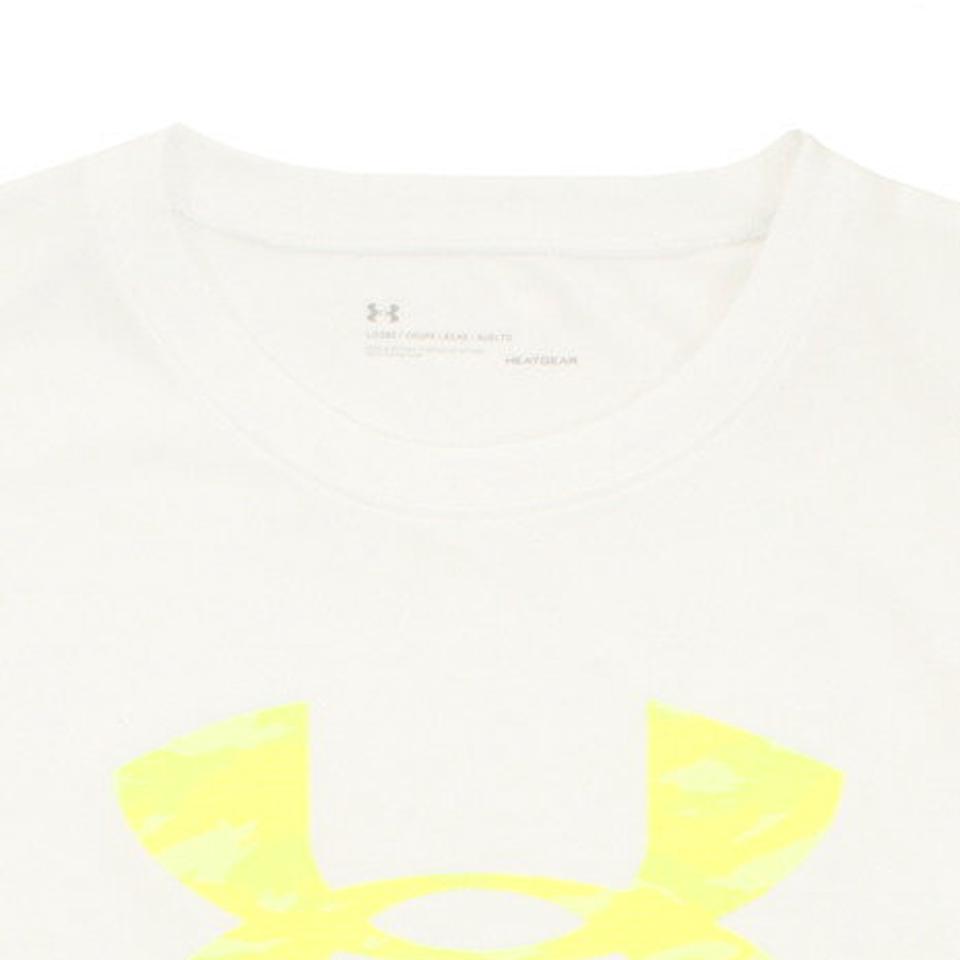 アンダーアーマー(UNDER ARMOUR) テック ビッグロゴ ショートスリーブ シャツ 1354428 WHT BB 【野球 スポーツ ウェア ジュニア】 (キッズ)