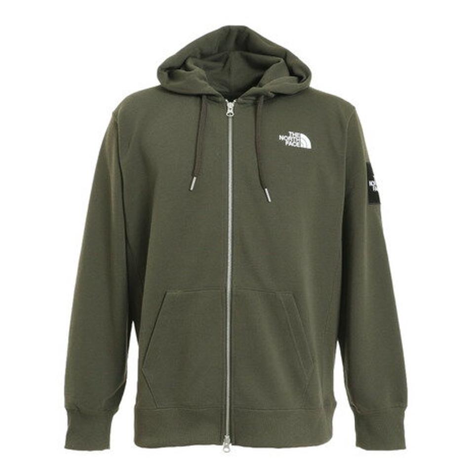 ノースフェイス（THE NORTH FACE） トレーナー スウェット スクエアロゴ フルジップ NT12231 NT ニュートープ アウトドア パーカー カジュアル （メンズ）