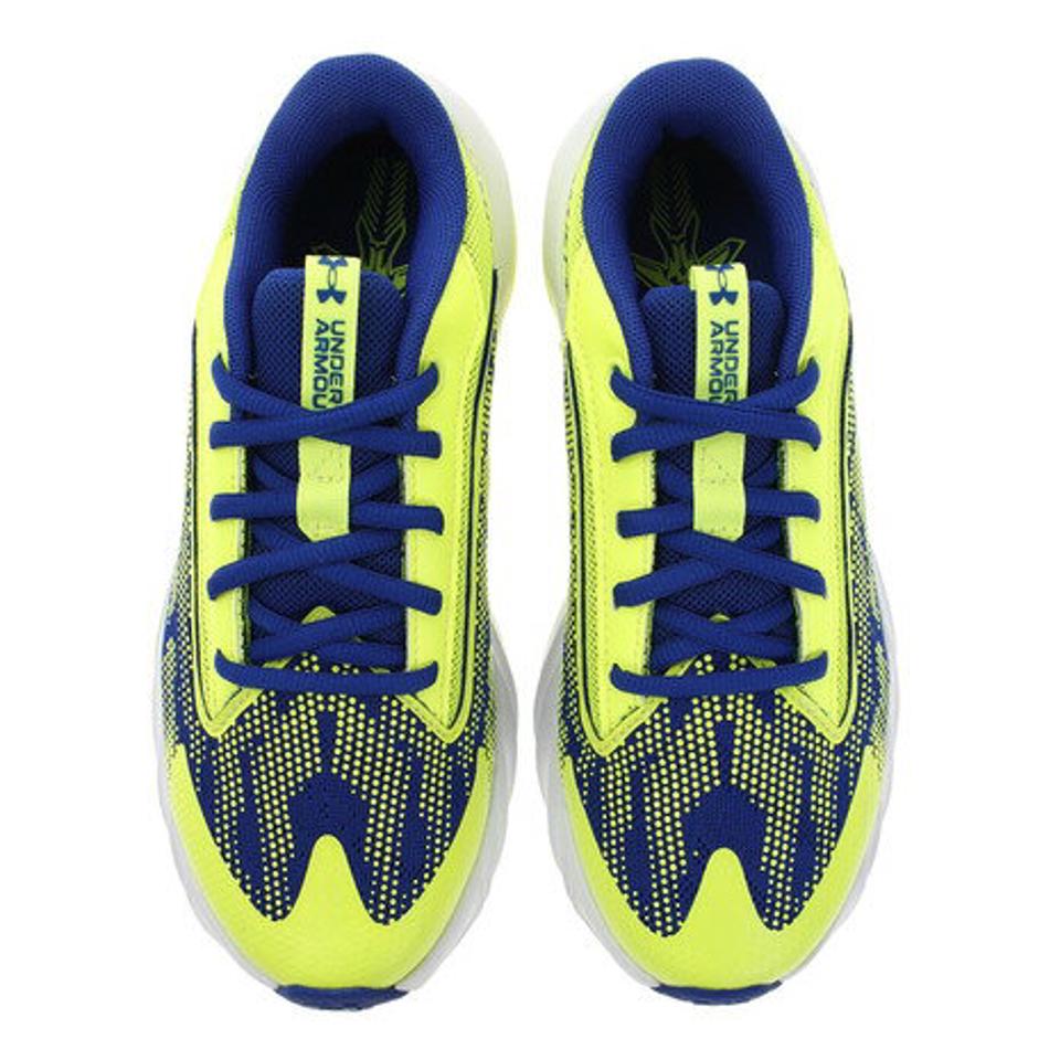 アンダーアーマー（UNDER ARMOUR） チャージド スクラムジェット 4 イエロー 3024208 300 ジュニアスポーツシューズ スニーカー ランニング 陸上 （キッズ）