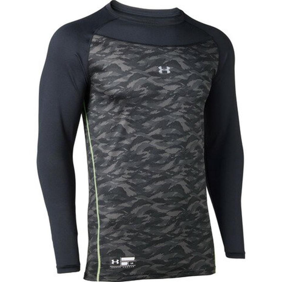アンダーアーマー(UNDER ARMOUR)(メンズ) 野球 アンダーシャツ テック フィッティド ロングスリーブ クルー シャツ グラフィック 長袖 インナー 1354236