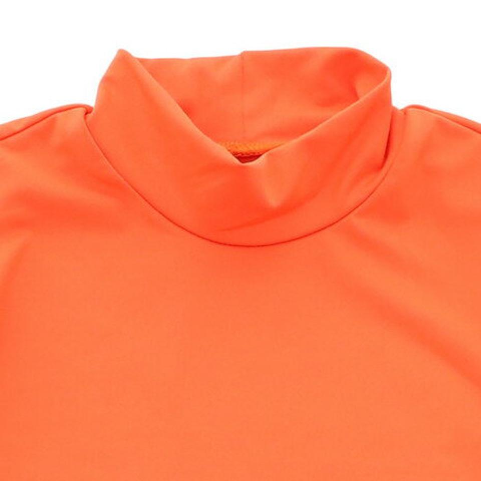 パフォーマンスギア(PG) サッカー ジュニア インナー ストレッチハイネック長袖 シャツ 742PG9ES4531 オレンジ (キッズ)