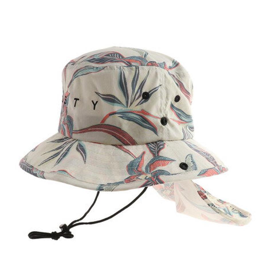 ラスティ（RUSTY） たれ付きプリントサーフハット 920925IVO （レディース）