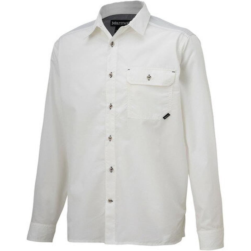 マーモット(Marmot) 長袖シャツ 襟付き ティーシーリップロングスリーブシャツ TOMRJB75 WH (メンズ)