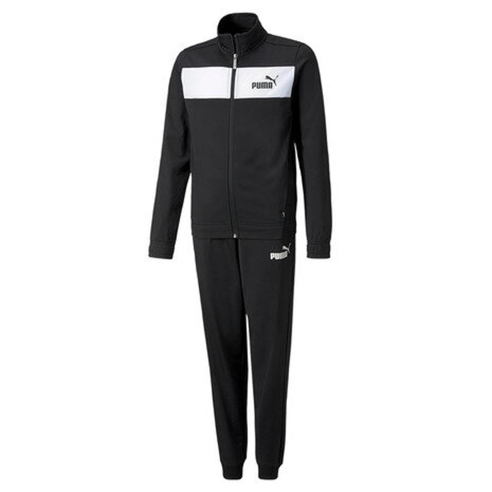 プーマ(PUMA)(キッズ)ジャージ 上下セット ジュニア ポリ ブラック セットアップ スーツ 846563