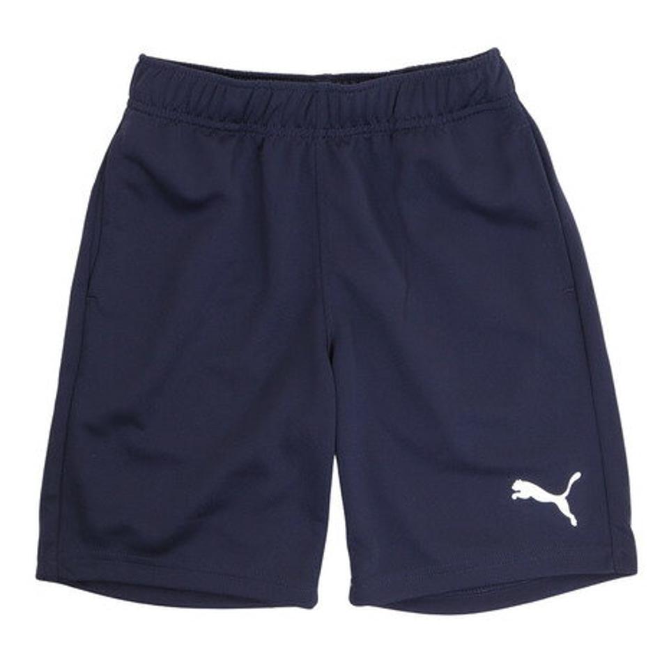 プーマ（PUMA）（キッズ）ジャージ 短パン ハーフパンツ ジュニア ネイビー ACTIVE 670748 06 NVY