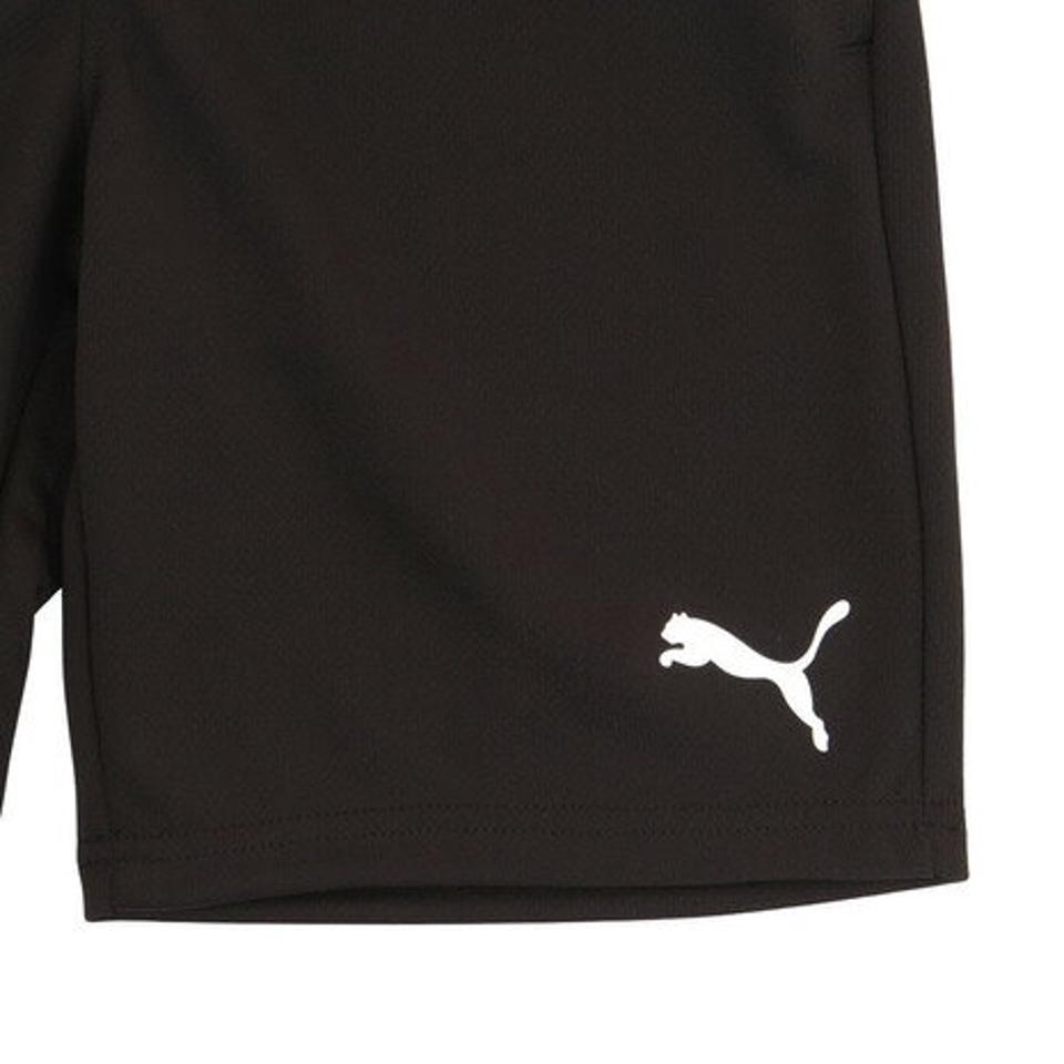 【20%OFFクーポン対象！6/10まで】プーマ（PUMA）（キッズ）ジャージ 短パン ハーフパンツ ジュニア 黒 ブラック ACTIVE 670748 01 BLK