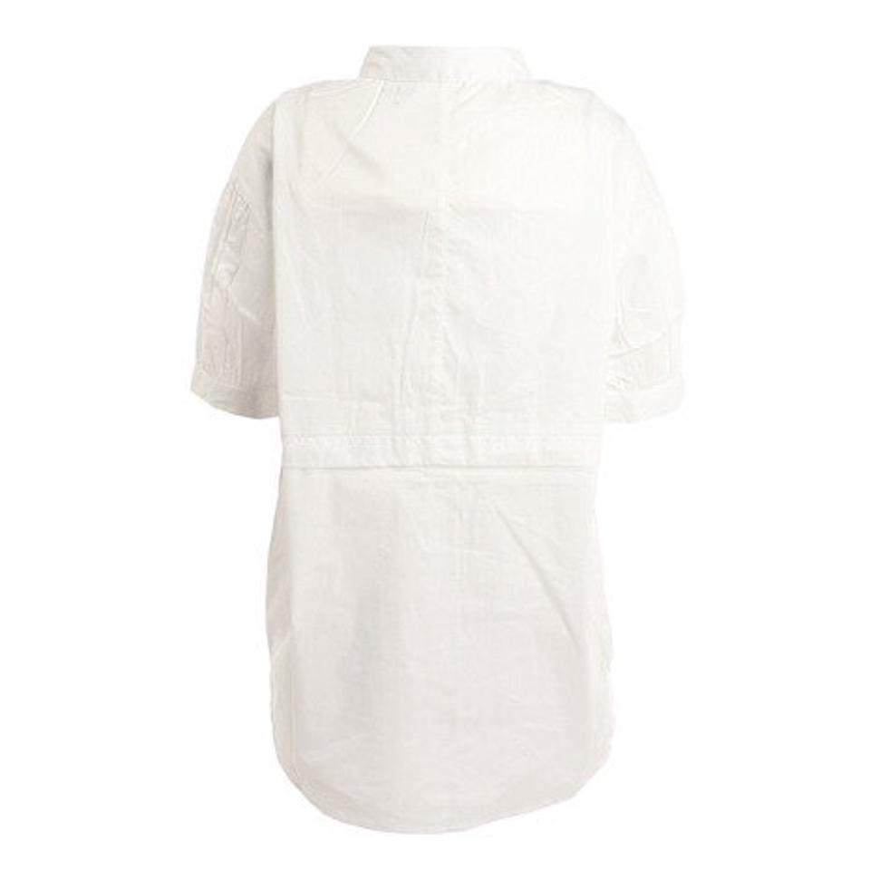 【ポイント10倍】エルケクス(ELKEX) ケープ カラー シャツ EKL2SP4208 WHT (レディース)