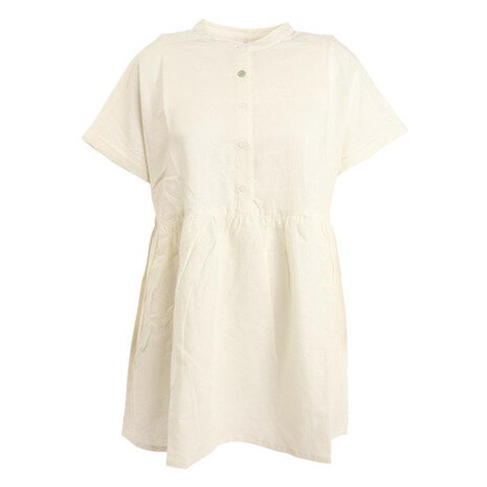 【ポイント10倍】エルケクス(ELKEX) フレアシャツ EKL2S14207 WHT (レディース)