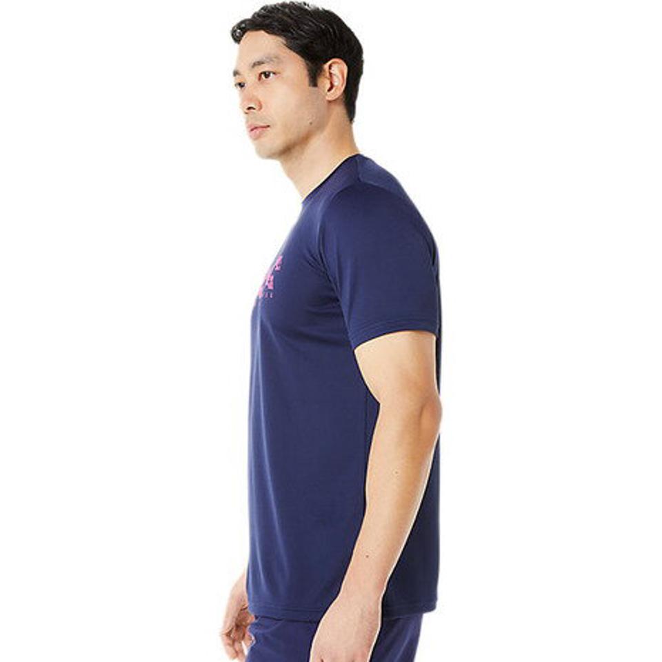 【3/10 24h限定 エントリー&対象3店舗以上買い回りで最大P10倍!】アシックス(ASICS)(メンズ) バレーボールウェア 半袖 ドライプリント Tシャツ メンズ 2051A309