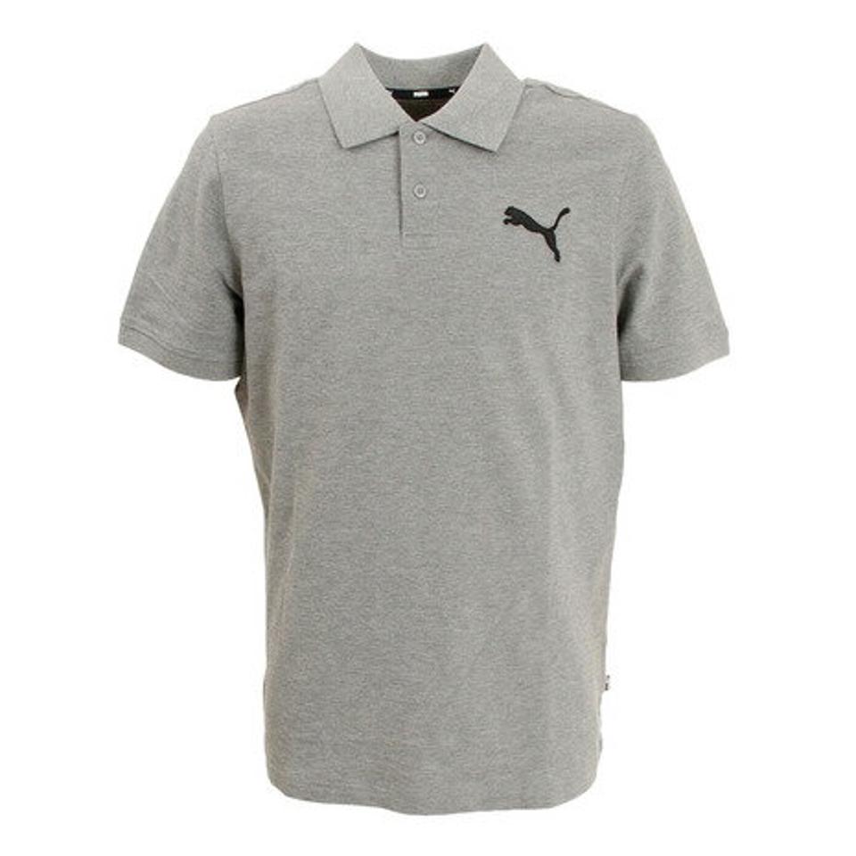 プーマ（PUMA）（メンズ）半袖ポロシャツ メンズ ESS ピケ 589028 53 GRY