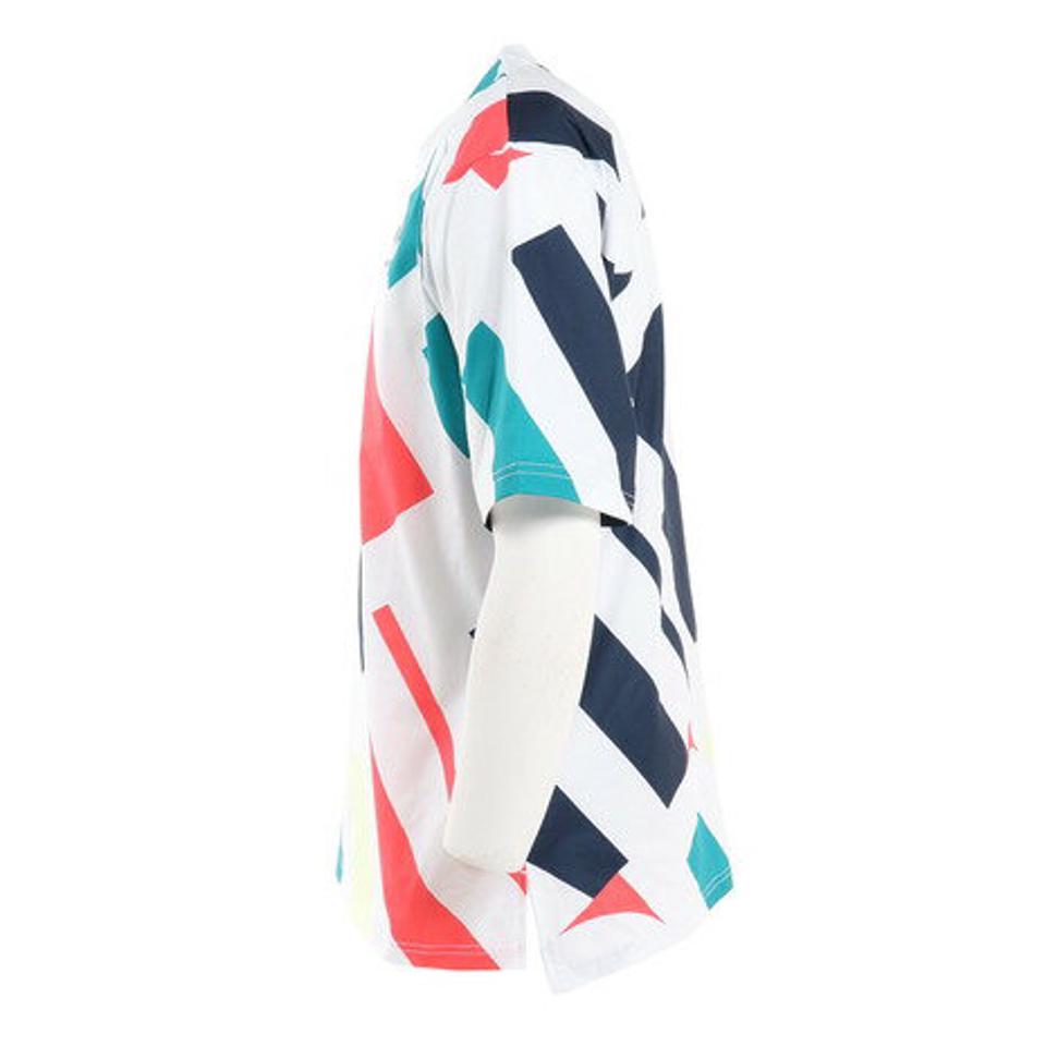 【5点以上で10％OFFクーポン！8/11まで】ルコック スポルティフ（Lecoq Sportif） ドライ 速乾 UV ハイパーヘリックスショートスリーブシャツ QMMTJA06 MLT （メンズ）