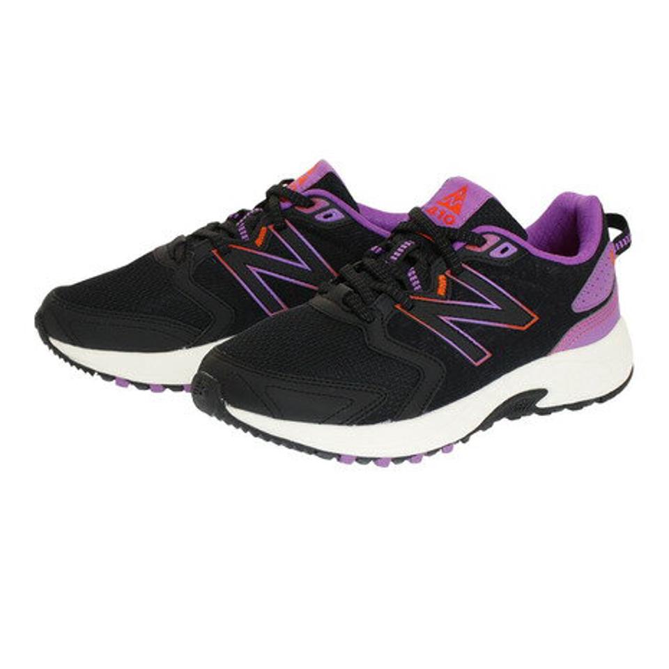 【スポーツデー エントリーでP5倍！4/3 9:59迄】ニューバランス（new balance）（レディース）カジュアルシューズ ブラック パープル WT410 CK7 WT410CK72E レディース 靴 シューズ