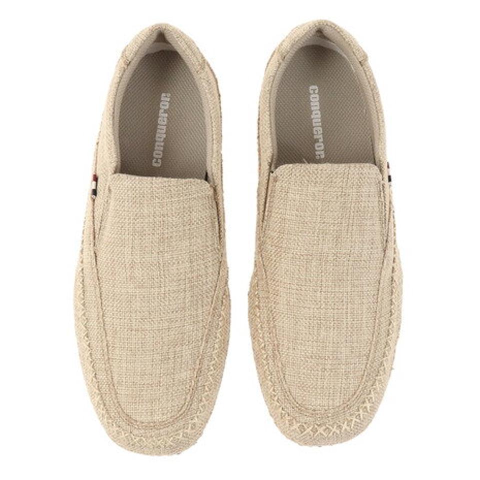 コンカラー（conqueror）（メンズ） ノバ ヘンプ NOVA HEMP ホワイト ブラック ベージュ メンズ シューズ