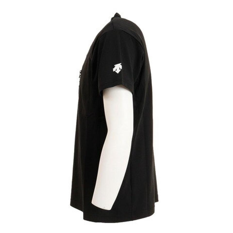 デサント（DESCENTE） ドライ 速乾 UV DOTMESH STRETCH半袖シャツ DMMTJA60 BK （メンズ）