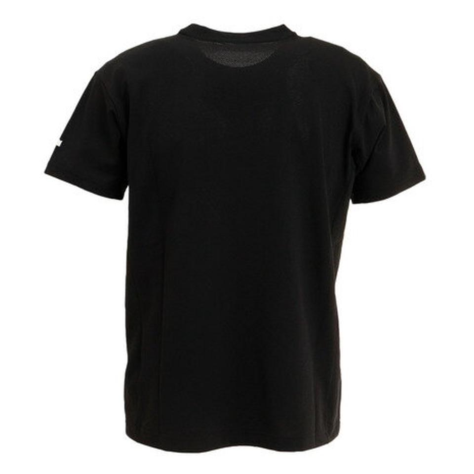 デサント（DESCENTE） ドライ 速乾 UV DOTMESH STRETCH半袖シャツ DMMTJA60 BK （メンズ）