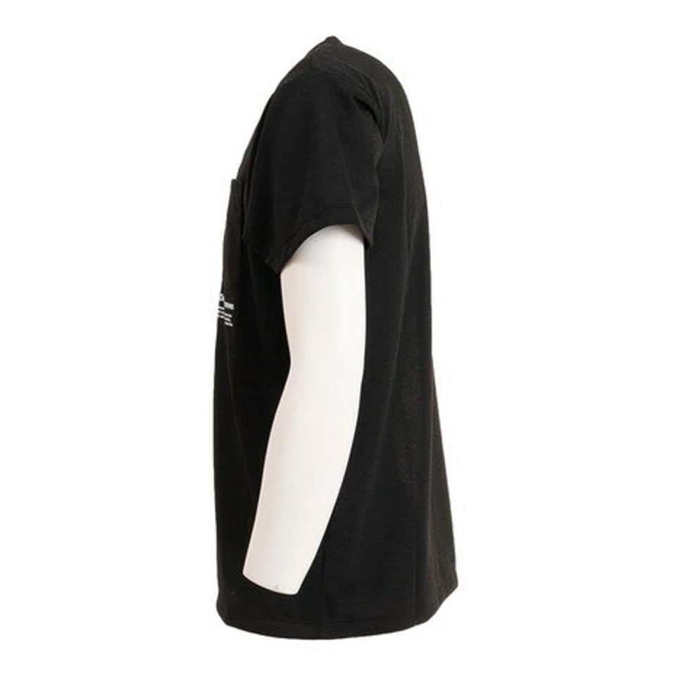 【5点以上で10%OFFクーポン 11日1:59まで】デサント（DESCENTE） ドライ 速乾 ヘザー半袖シャツ DMMTJA59 BKM （メンズ）