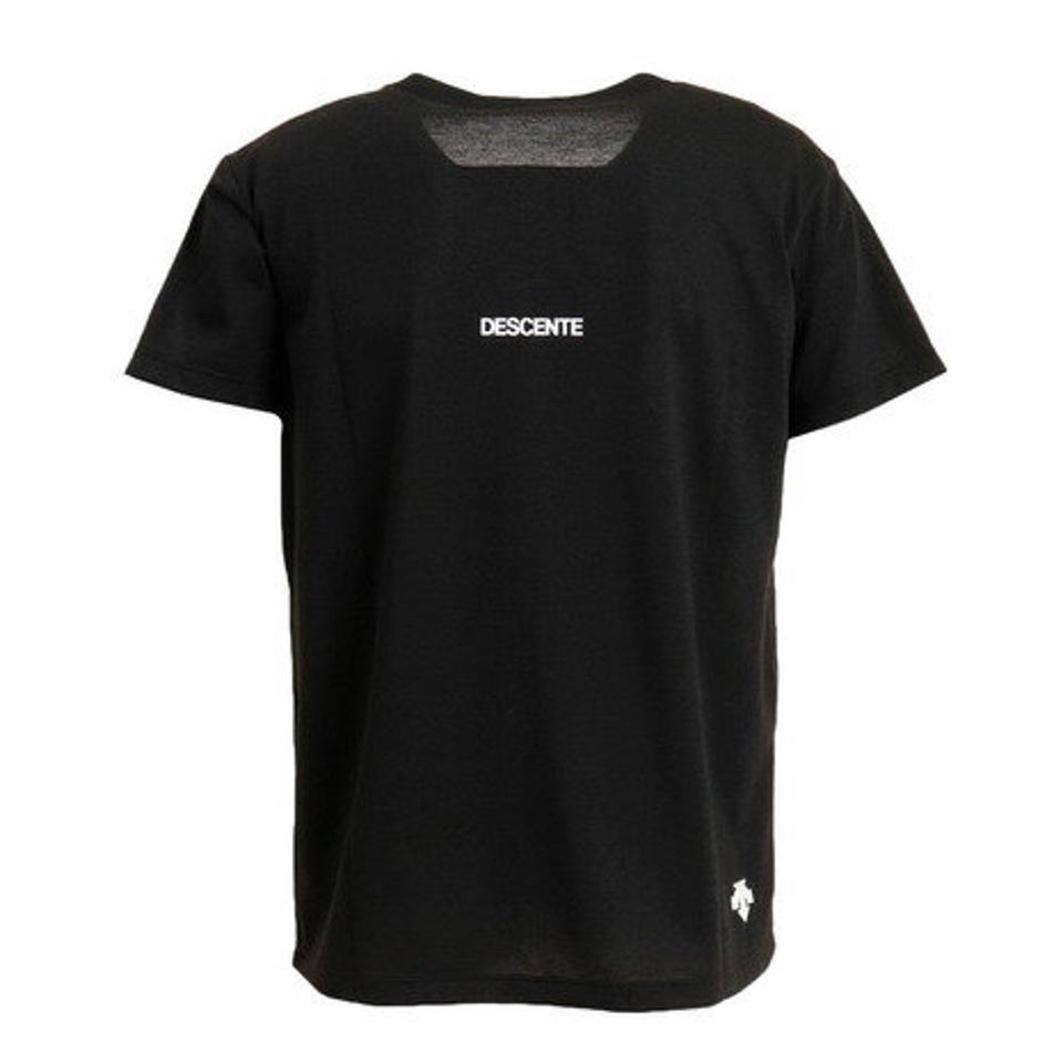 【5点以上で10%OFFクーポン 11日1:59まで】デサント（DESCENTE） ドライ 速乾 ヘザー半袖シャツ DMMTJA59 BKM （メンズ）