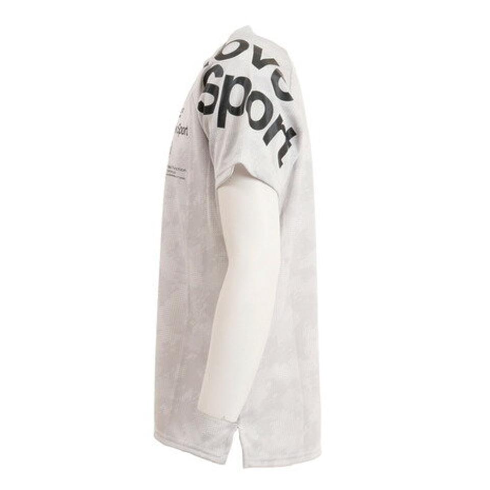 デサント（DESCENTE） ドライ 速乾 ジャガードグラフィック 半袖シャツ DMMTJA58 WH （メンズ）