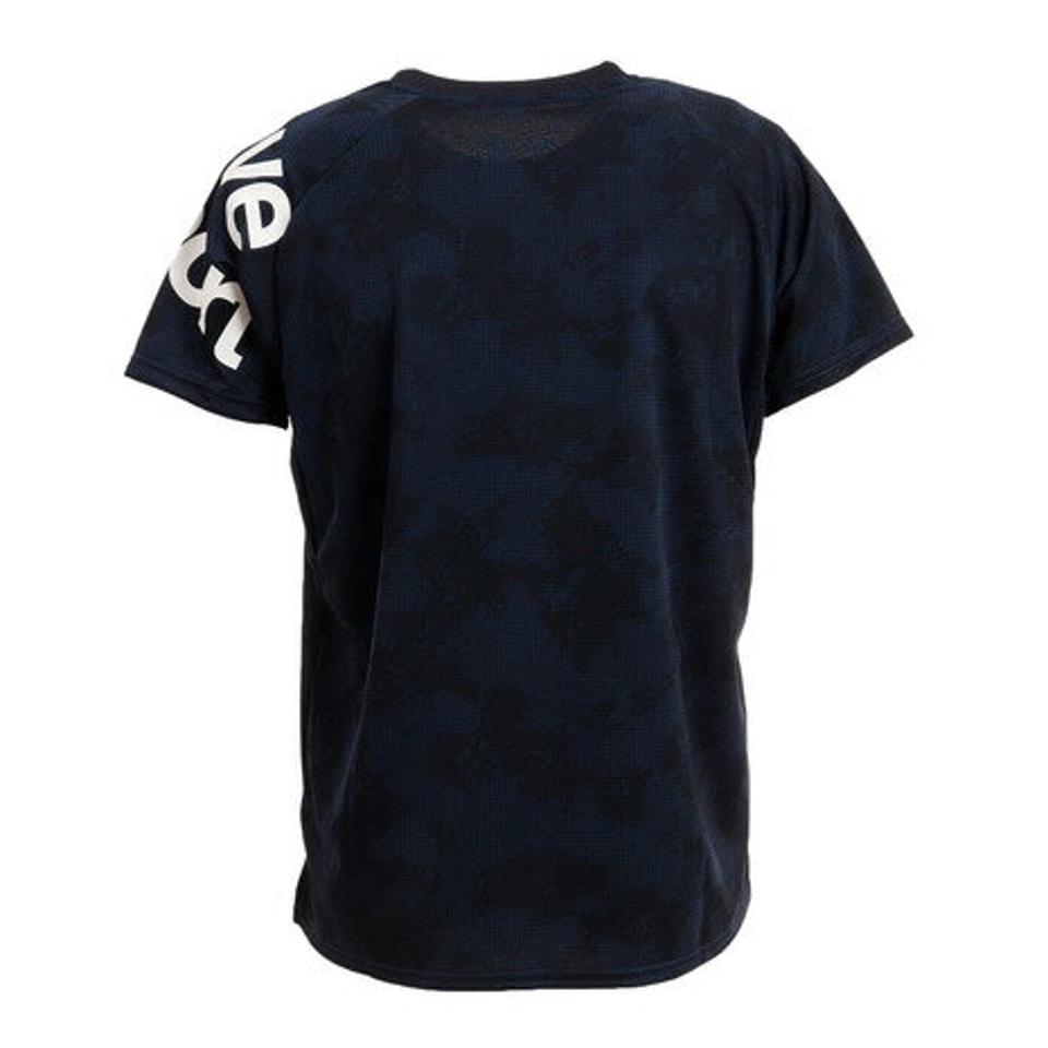 デサント（DESCENTE） ドライ 速乾 ジャガードグラフィック 半袖シャツ DMMTJA58 NV （メンズ）