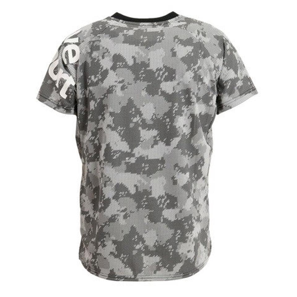 デサント（DESCENTE） ドライ 速乾 ジャガードグラフィック 半袖シャツ DMMTJA58 BKWH （メンズ）