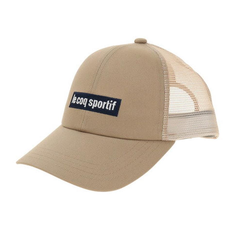 ルコック スポルティフ(Lecoq Sportif) バックメッシュキャップ QMATJC20 BEG (メンズ、レディース)