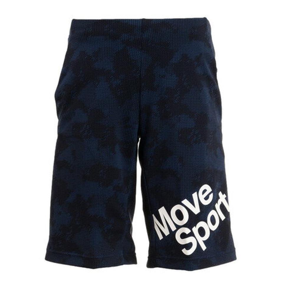 デサント（DESCENTE） S.F.TECH グラフィックスウェット ハーフパンツ DMMTJG22 NV （メンズ）