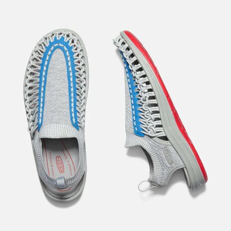 【3/5 24h限定 エントリー＆対象4店舗買い回りで最大P10倍！】キーン（KEEN）（メンズ）ユニーク エヴォ UNEEK EVO グレー ブルー 1025201 メンズ ストラップサンダル シューズ アウトドア スポーツ カジュアル 靴