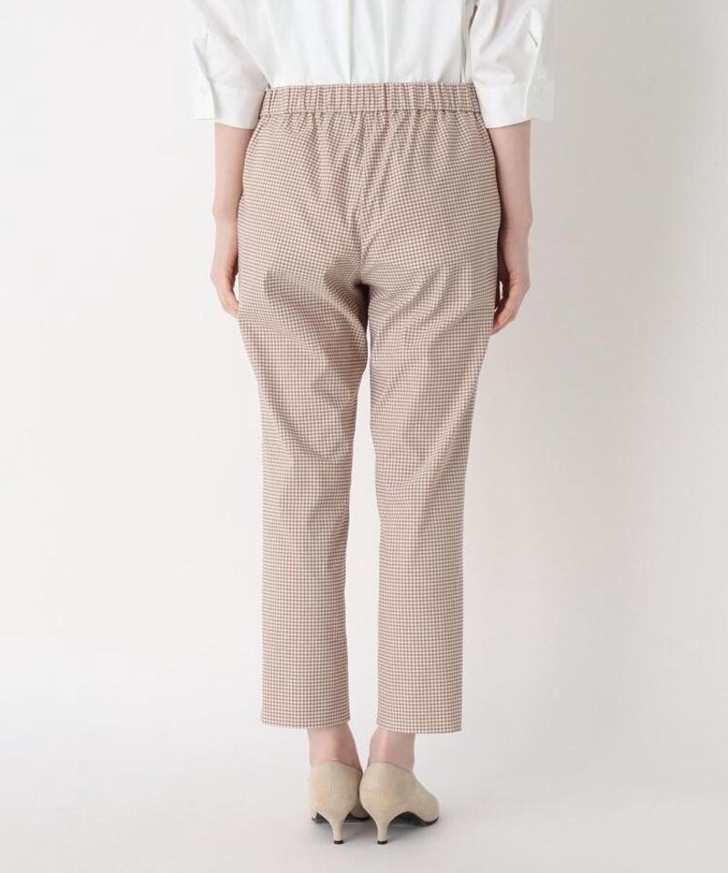 【洗える】バックラッシュギンガムパンツ