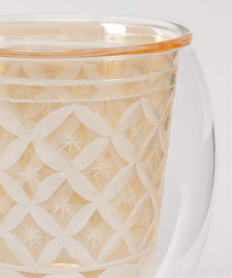 【goyemon / ごゑもん】KIRIKO×DOUBLE WALL GLASS "Fuwan" 2個セット（BOICE FROM BAYCREW'S）