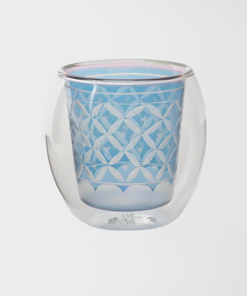 【goyemon / ごゑもん】KIRIKO×DOUBLE WALL GLASS "Fuwan" 2個セット（BOICE FROM BAYCREW'S）