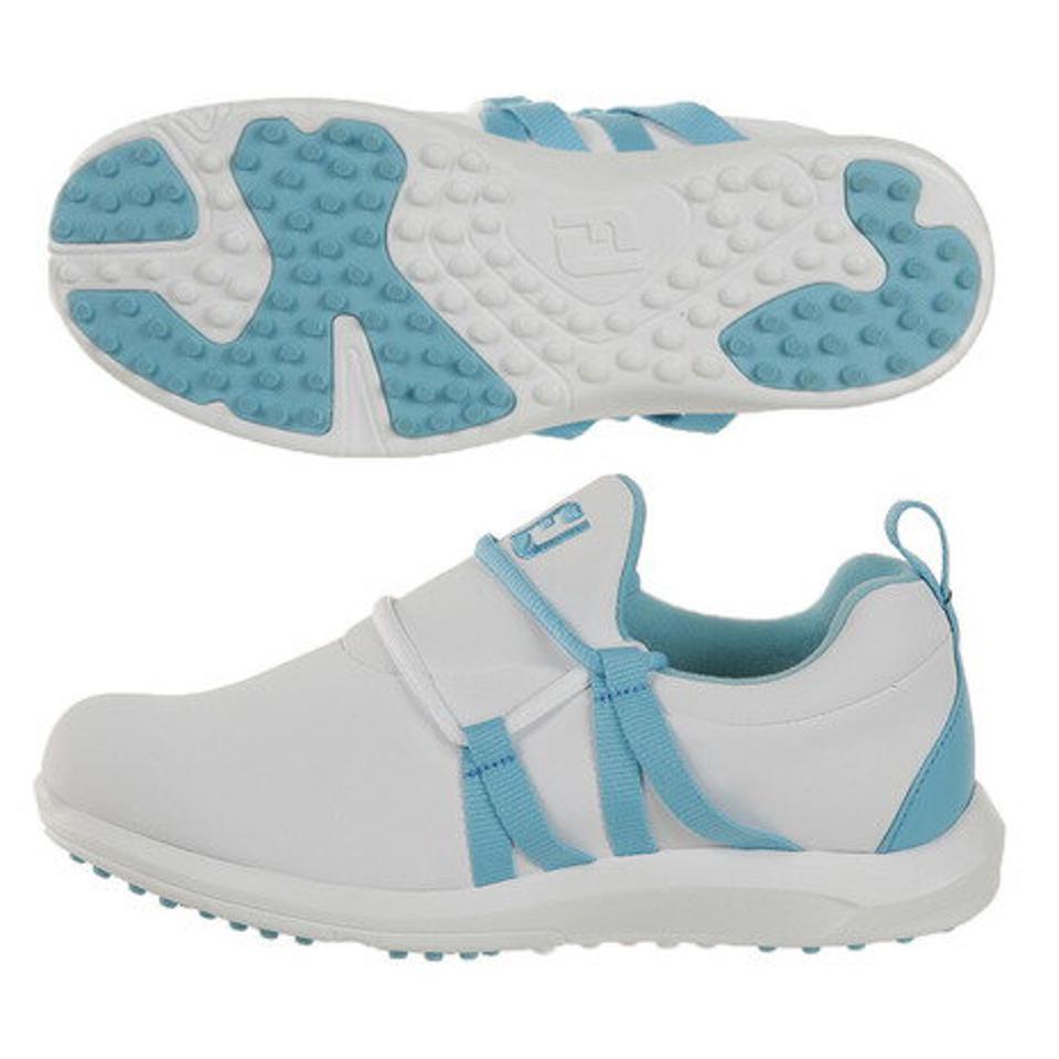 フットジョイ（FootJoy）（レディース）ゴルフシューズ スパイクレス レディース レジャー SO WT/BL 92908W 防水 軽量